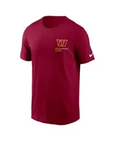 Men's Nike Burgundy Washington Commanders Team Incline T-shirt