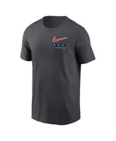 Men's Nike Anthracite Milwaukee Brewers Americana T-shirt