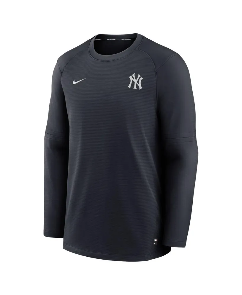 Men's Nike Navy New York Yankees Authentic Collection Logo Performance Long Sleeve T-shirt