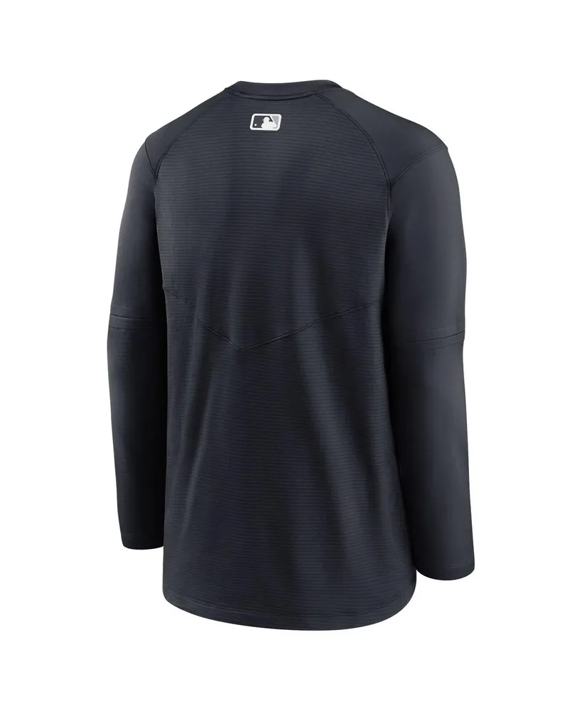Men's Nike Navy New York Yankees Authentic Collection Logo Performance Long Sleeve T-shirt
