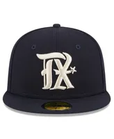 Men's New Era Navy Texas Rangers 2023 City Connect 59FIFTY Fitted Hat