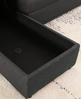 Newton 2 Piece Storage Sofa Bed Sectional