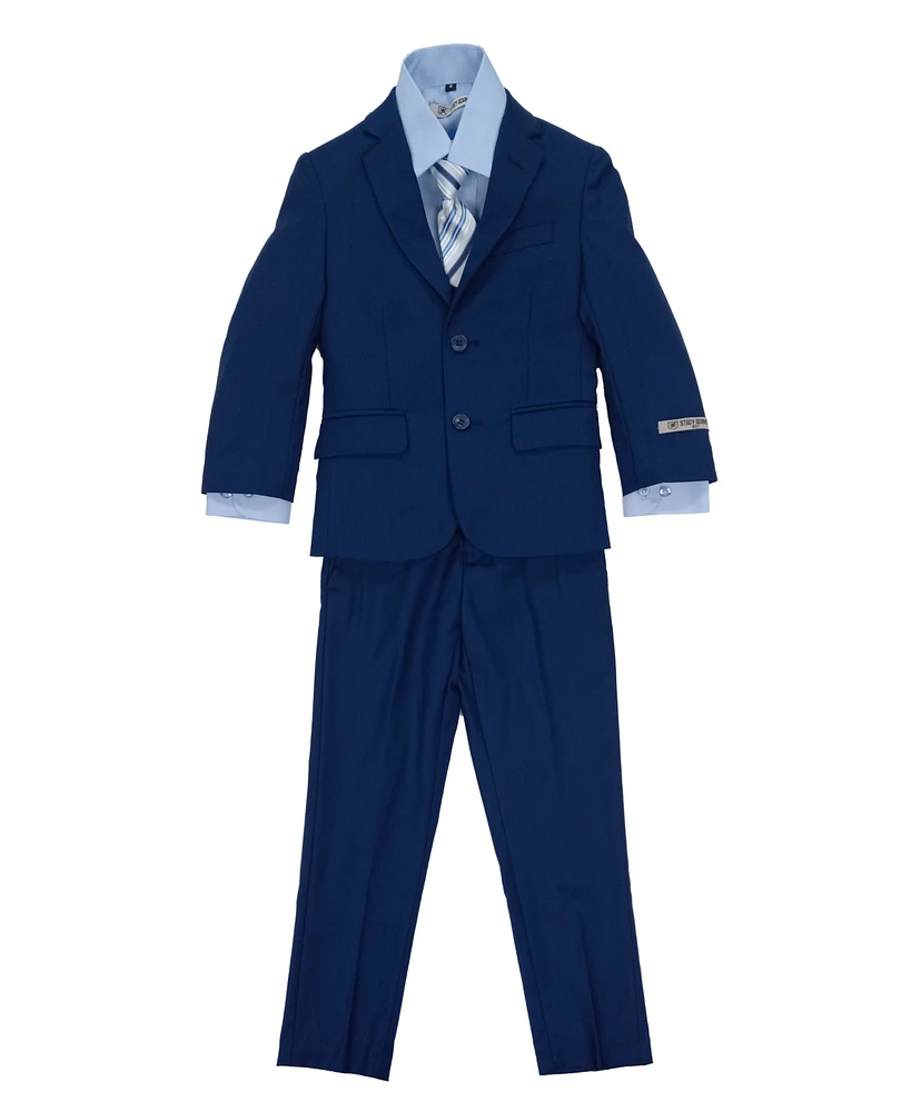 Medium Blue Stacy Adams 5 Pc Child - Big Boy Suits