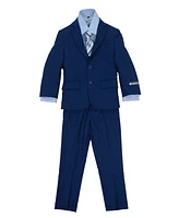 Medium Blue Stacy Adams 5 Pc Child - Big Boy Suits