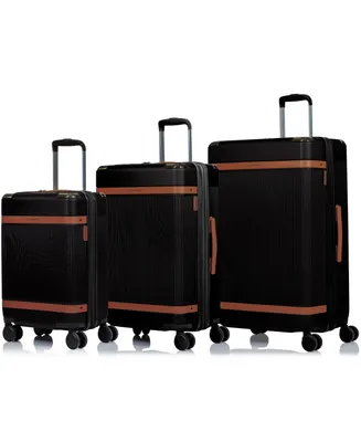 3-Piece Vintage-Like Air Hardside Luggage Set