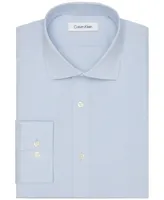 Calvin Klein Men's Steel + Slim-Fit Wrinkle-Free Dress Shirt