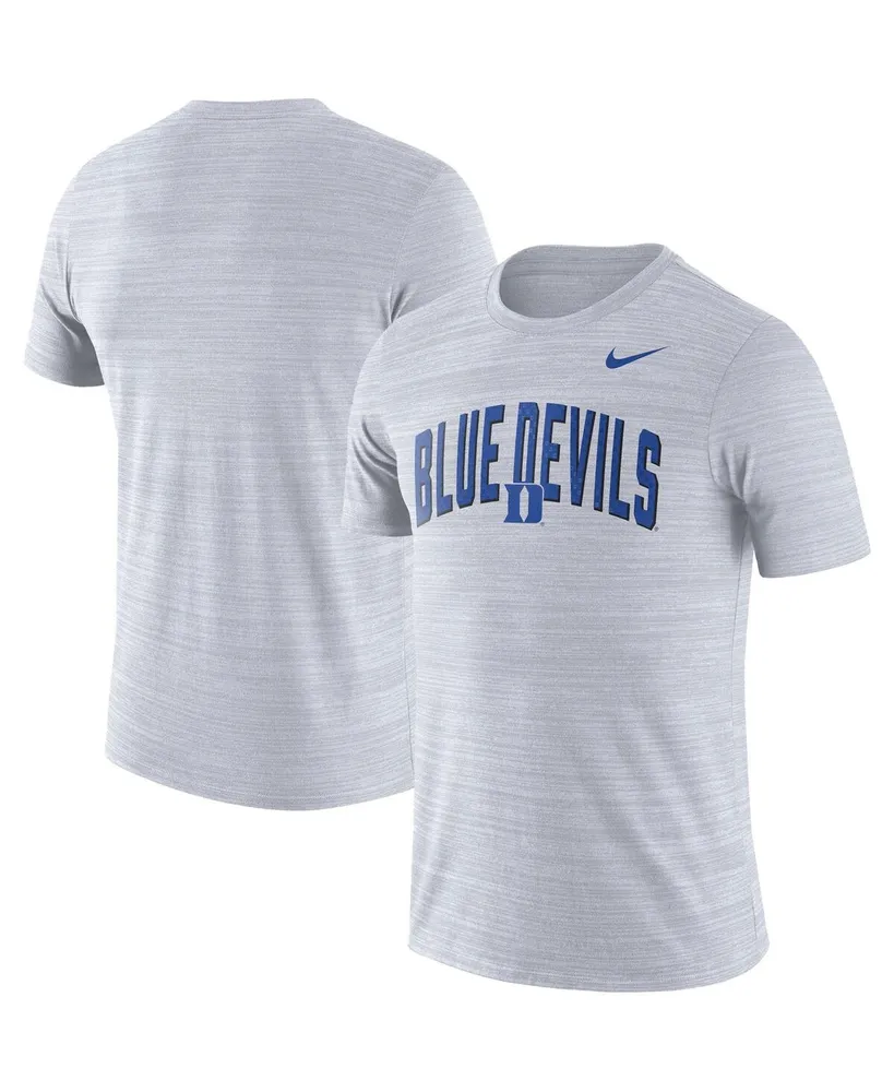 Men's Nike White Duke Blue Devils 2022 Game Day Sideline Velocity Performance T-shirt