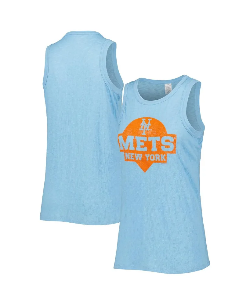 Women's Soft As A Grape Royal New York Mets Tri-Blend Tank Top