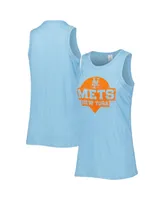 Women's Soft As A Grape Royal New York Mets Tri-Blend Tank Top