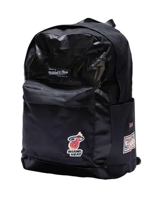 Youth Boys and Girls Mitchell & Ness Black Miami Heat Team Backpack