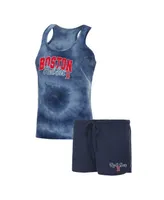 Women's Concepts Sport Navy Boston Red Sox Billboard Racerback Tank Top and Shorts Sleep Set