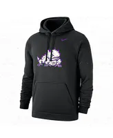 Men's Nike Black Tcu Horned Frogs Logo Club Pullover Hoodie