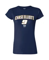 Women's Hendrick Motorsports Team Collection Navy Chase Elliott Rival T-shirt