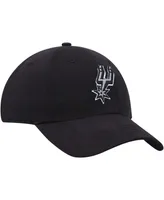 Women's '47 Brand Black San Antonio Spurs Miata Clean Up Adjustable Hat