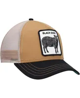 Men's Khaki, Black Goorin Bros. Black Sheep Trucker Snapback Hat