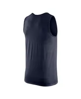 Men's Nike Navy West Virginia Mountaineers Futura Performance Scoop Neck Tank Top