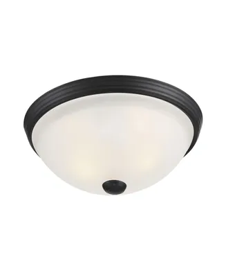 Savoy House 11" Flush Mount White Glass