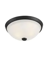 Savoy House 11" Flush Mount White Glass