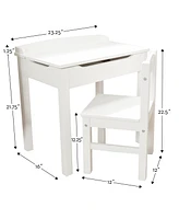 Melissa & Doug Wooden Child's Lift-Top Desk & Chair