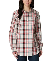 Columbia Women's Anytime Patterned Long-Sleeve Shirt