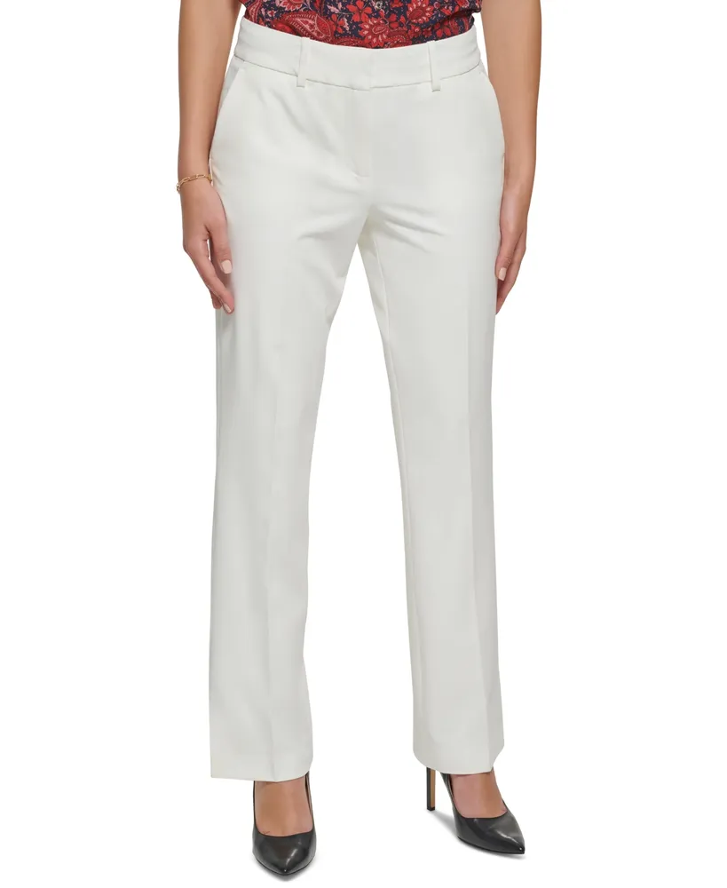 Tommy Hilfiger Women's Sloane Slim-Leg Ankle Pants - Macy's