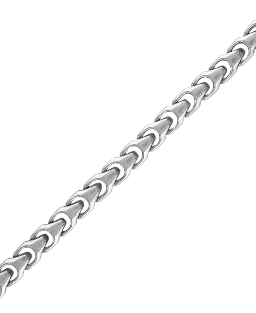 Bulova Men's Link Chain 24" Necklace in Stainless Steel