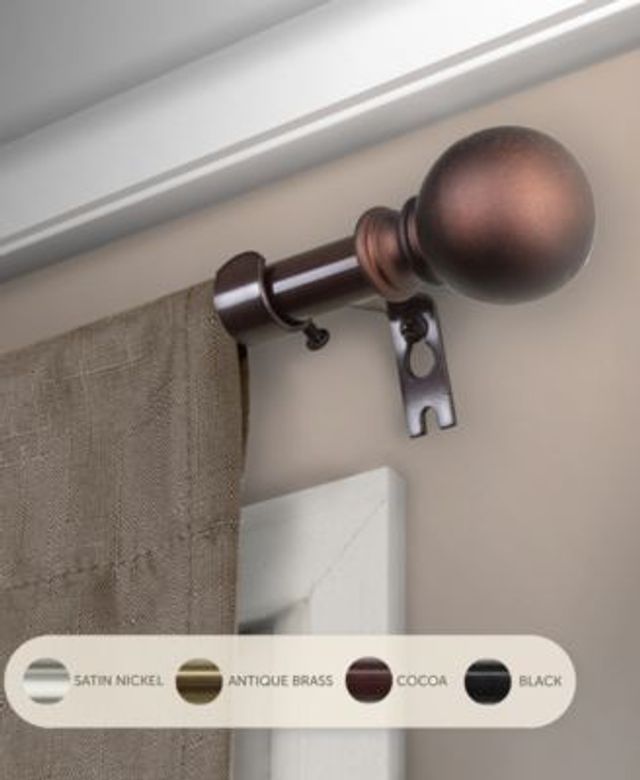 Rod Desyne Luna Adjustable 5 8 Curtain Rod 18 28 Collection