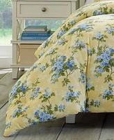 Laura Ashley Cassidy Cotton Reversible Piece Duvet Cover Set