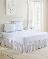 Laura Ashley Stitched Vine Cotton European Sham Pair