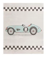 Bayshore Home Campy Kids Race Car Area Rug