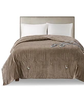 Premier Comfort Luxury Plush Heated Blanket, Twin, Exclusively at Macy's