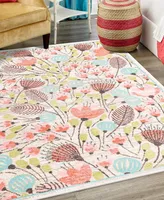 Bayshore Home Campy Kids Wildflowers 7'10" x 10' Area Rug