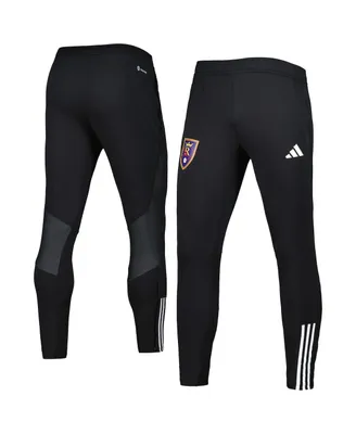 Men's adidas Black Real Salt Lake 2023 On-Field Team Crest Aeroready Training Pants
