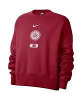 Women's Nike Crimson Oklahoma Sooners Vault Every Day Fleece Pullover Sweatshirt