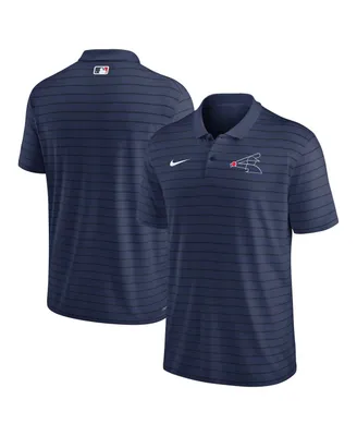Men's Nike Navy Chicago White Sox Authentic Collection Victory Striped Performance Polo Shirt