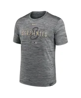 Men's Nike Anthracite Arizona Diamondbacks City Connect Velocity Practice Performance T-shirt