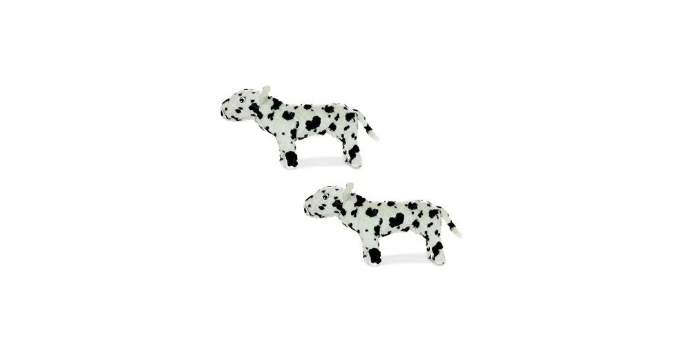 Mighty Farm Cow, 2-Pack Dog Toys