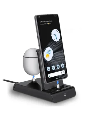 Wasserstein Google Pixel 2-in-1 Charging Station - Made for Google - Pixel Stand to Charge Multiple Google and Usb