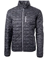 Cutter & Buck Men's Rainier Quilted Zip-Front Packable Jacket