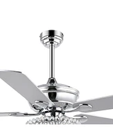 Cammy 52" 3-Light Traditional Transitional Iron Led Ceiling Fan