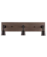 Corbett 22.13" 3-Light Rustic Farmhouse Iron Led Vanity