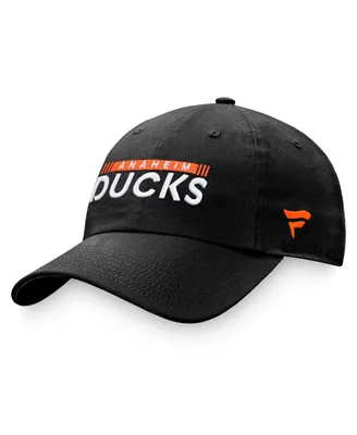 Men's Fanatics Black Anaheim Ducks Authentic Pro Rink Adjustable Hat