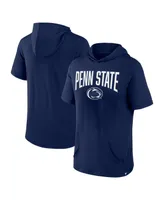 Men's Fanatics Navy Penn State Nittany Lions Outline Lower Arch Hoodie T-shirt