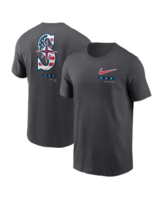 Men's Nike Anthracite Seattle Mariners Americana T-shirt