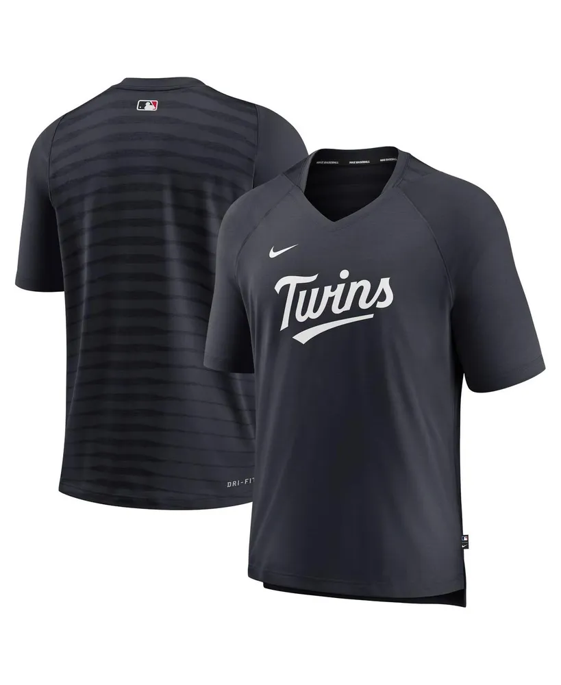 Men's Gray Minnesota Twins Replica V-Neck Jersey