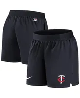 Women's Nike Black Minnesota Twins Authentic Collection Team Performance Shorts