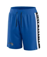 Men's Fanatics Blue Orlando Magic Referee Iconic Mesh Shorts