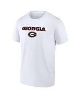 Men's Fanatics White Georgia Bulldogs Game Day 2-Hit T-shirt