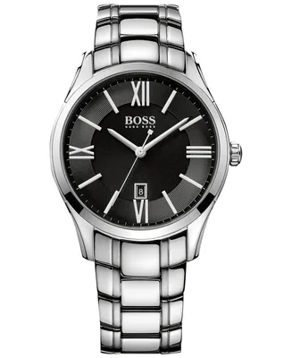 Hugo Boss Men's Ambassador Stainless Steel Bracelet Watch 43mm 1513025