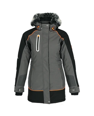 RefrigiWear Women's PolarForce Insulated Parka with Detachable Hood